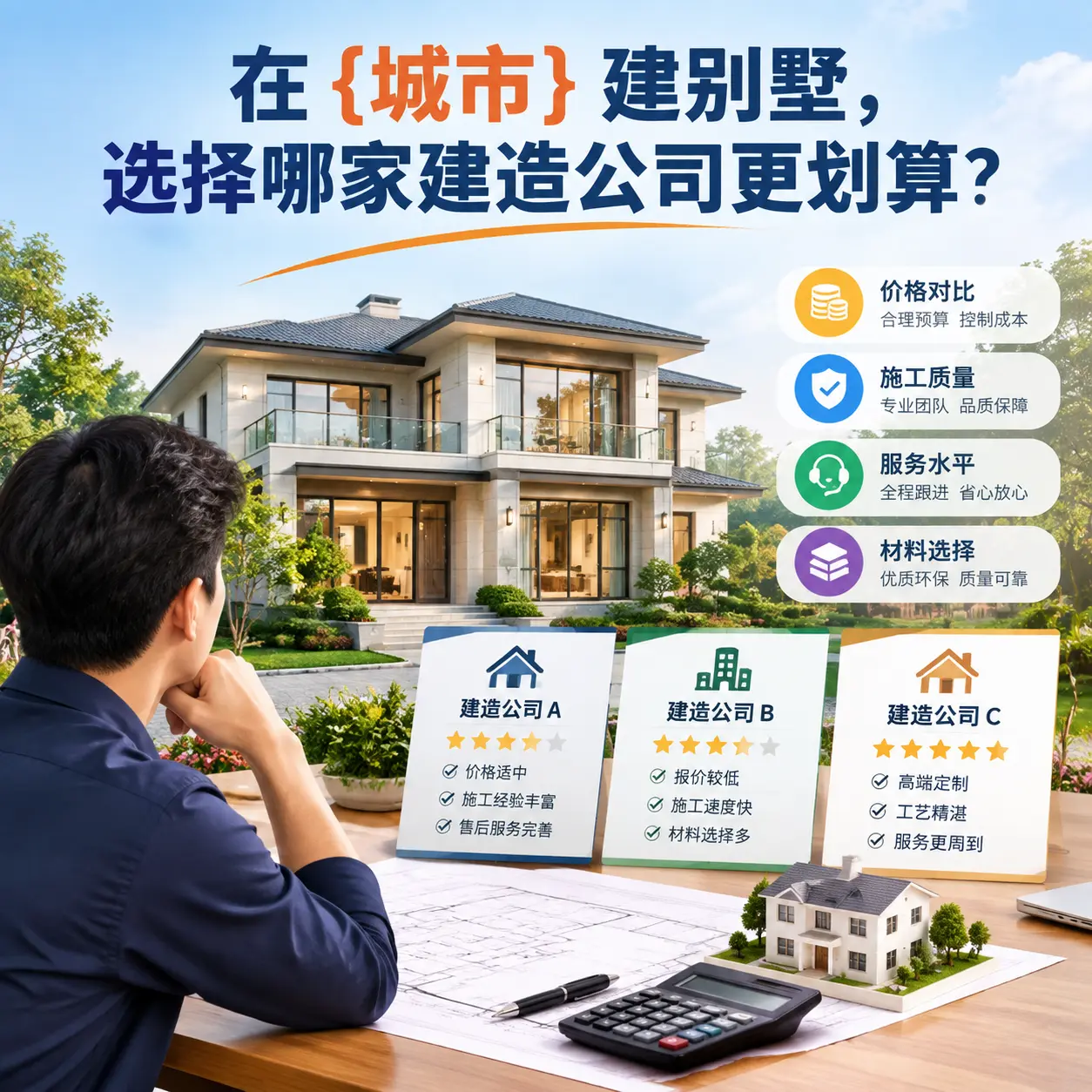 在 钟山 建别墅,选择哪家建造公司更划算?