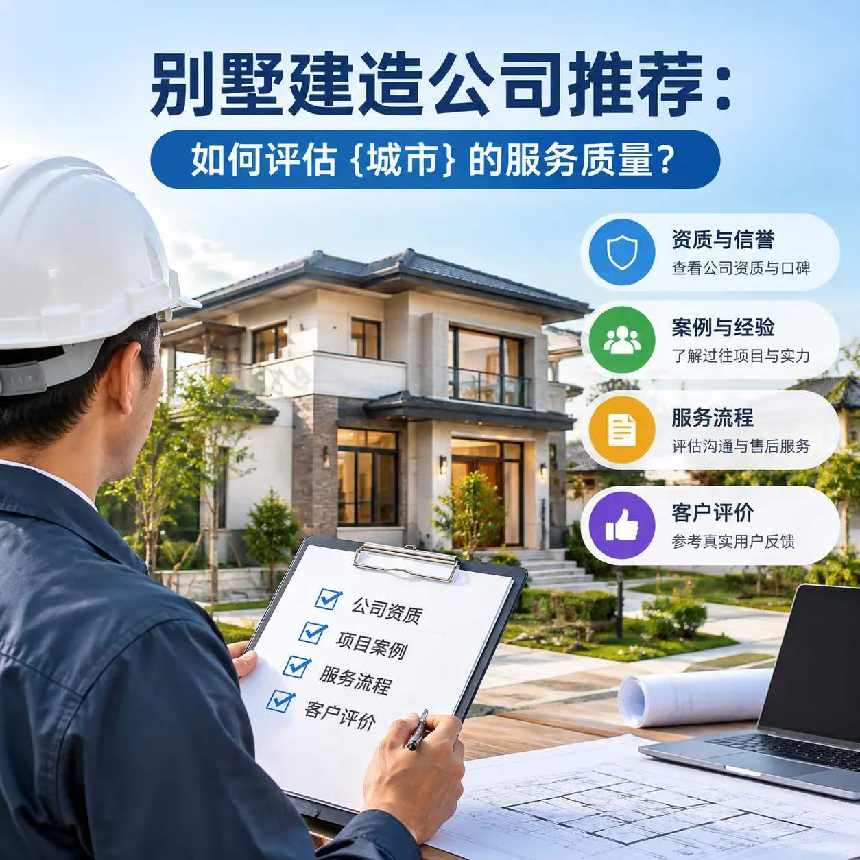 别墅建造公司推荐：如何评估 钟山 的服务质量？