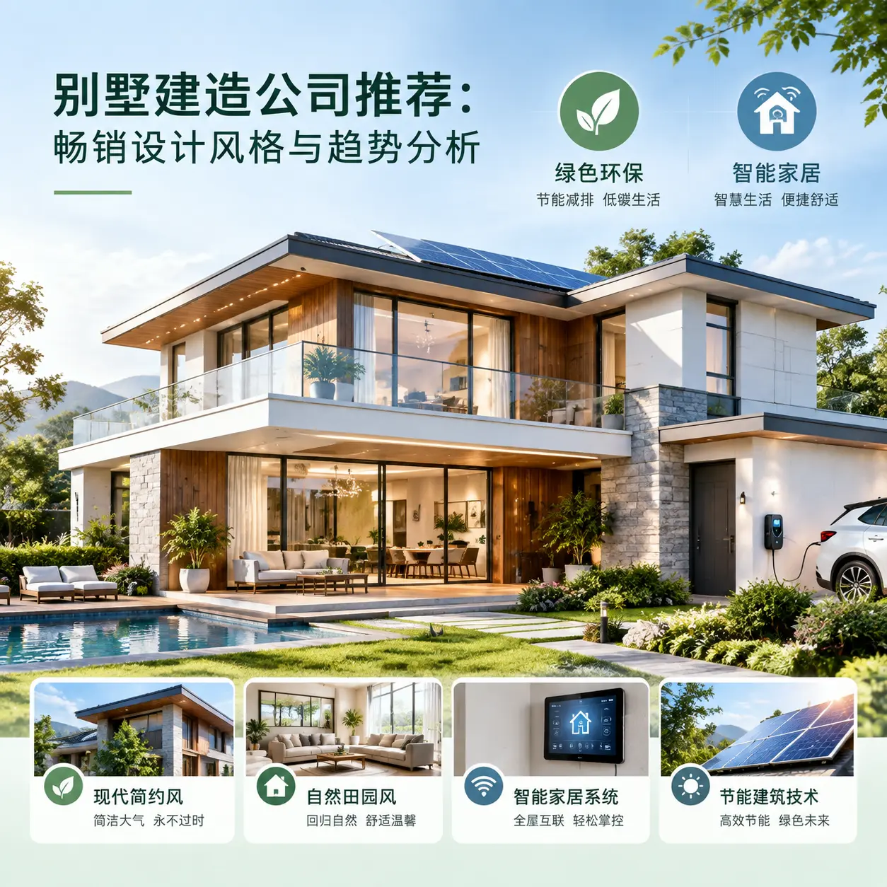 别墅建造公司推荐: 钟山 畅销设计风格与趋势分析
