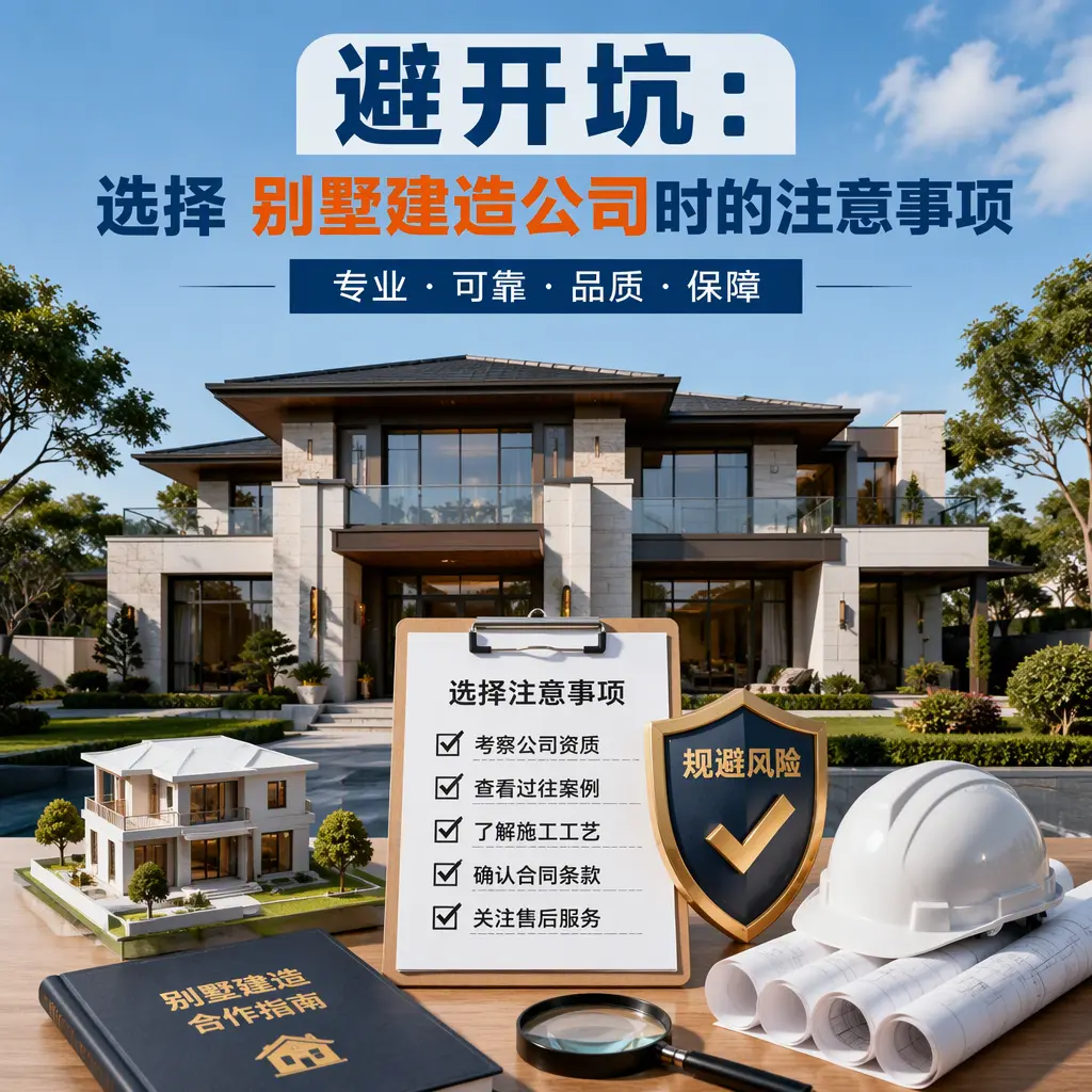 避开坑:选择 钟山 别墅建造公司时的注意事项