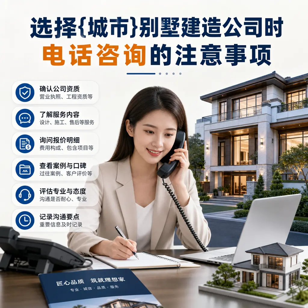 选择钟山别墅建造公司时，电话咨询的注意事项