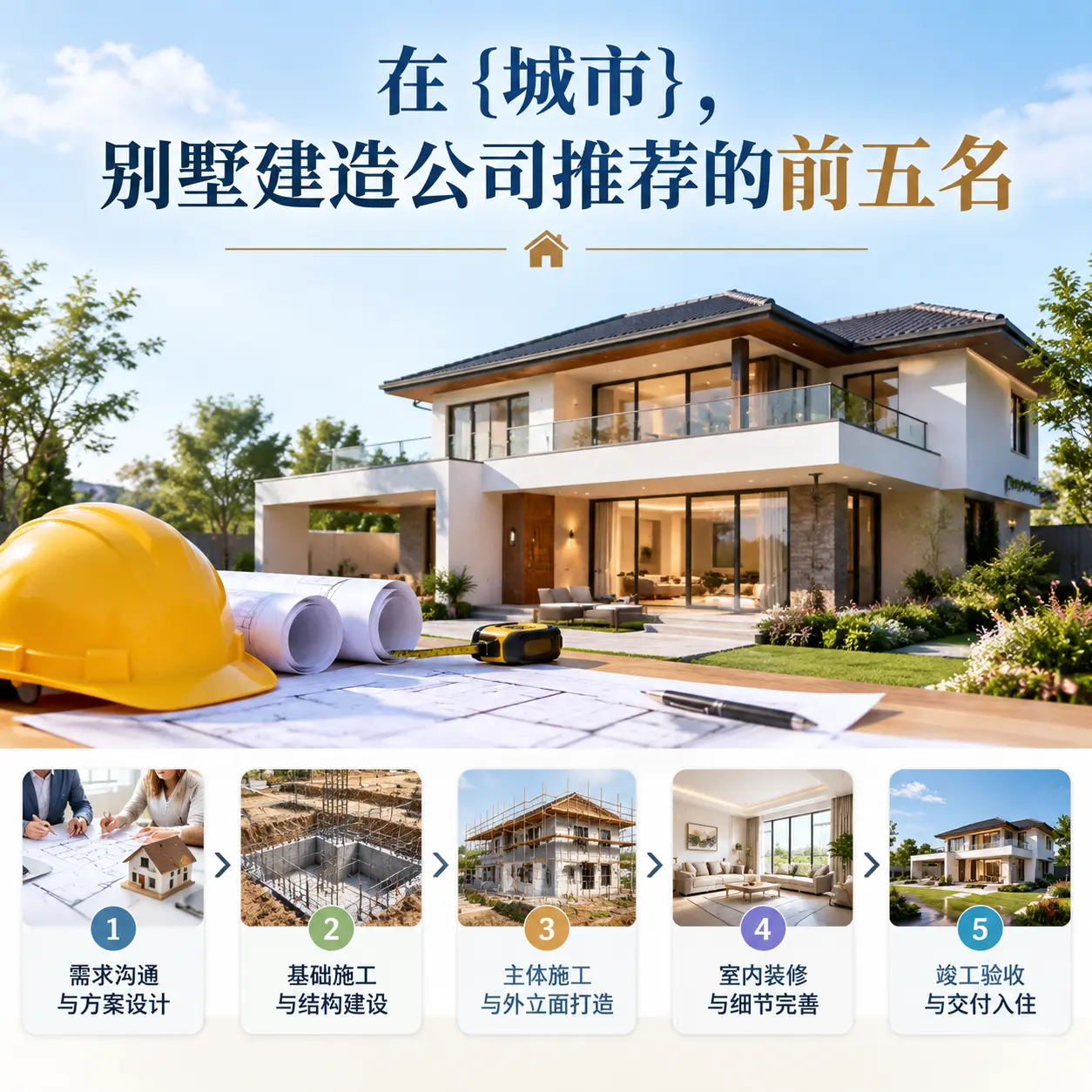 在 钟山，别墅建造公司推荐的前五名