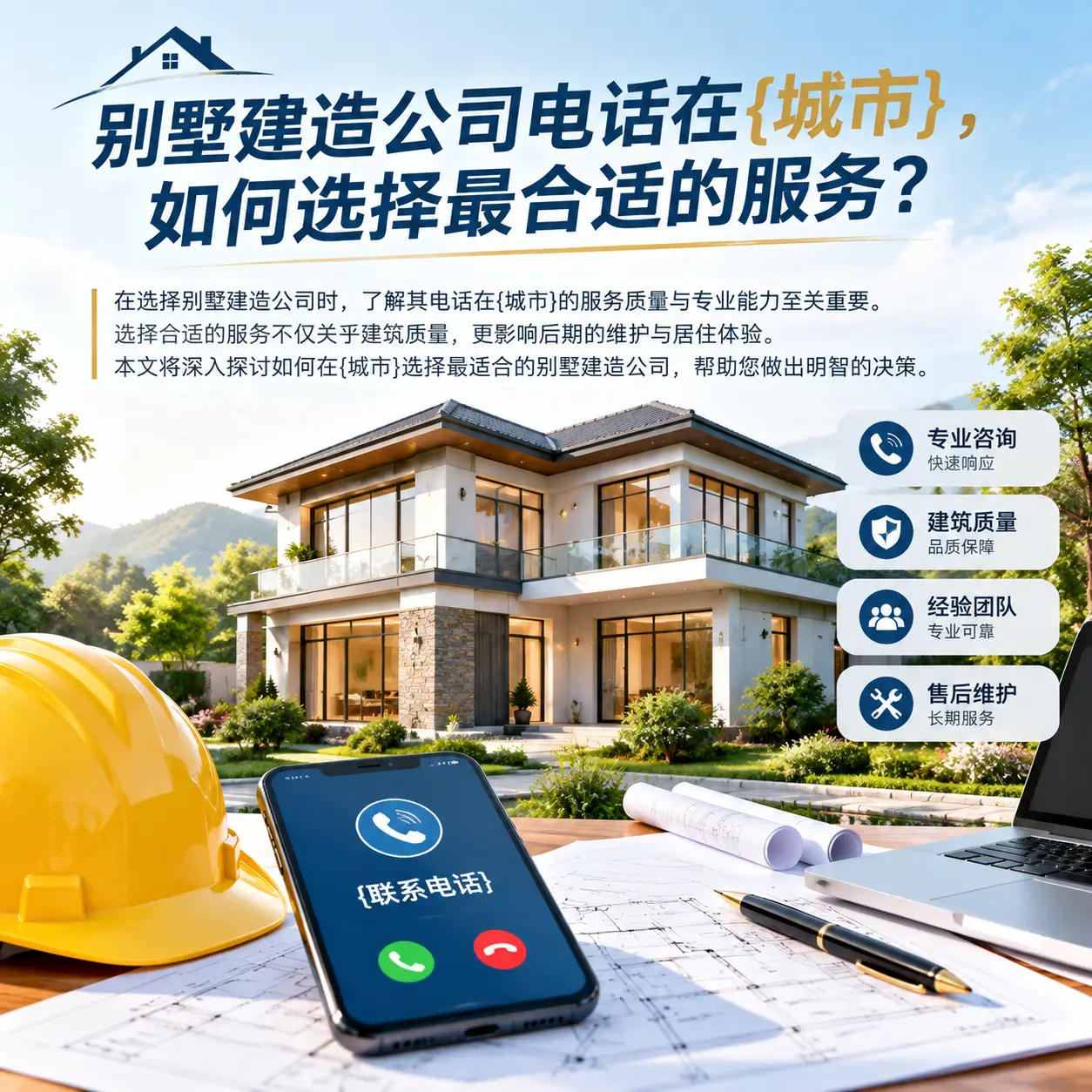 别墅建造公司电话在钟山,如何选择最合适的服务?